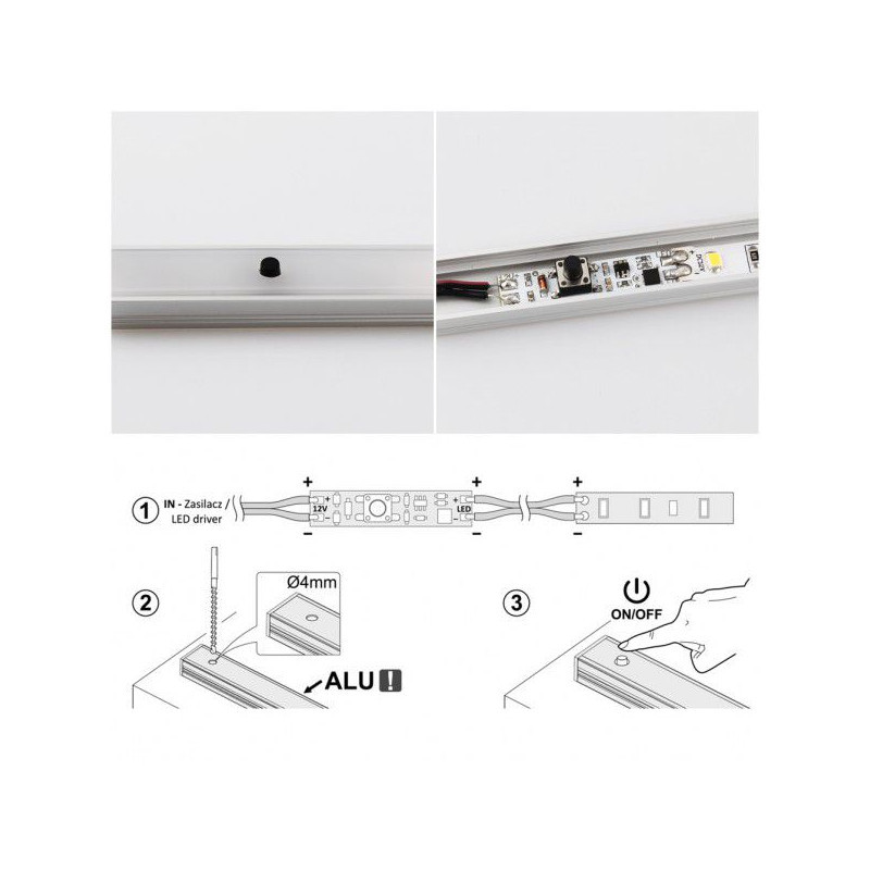 WYŁĄCZNIK PŁYTKA PCB+WŁĄCZNIK CZARNY  HL