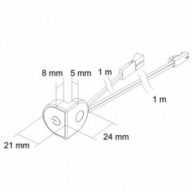 WYŁĄCZNIK DOTYKOWY KĄTOWY LT36   DL