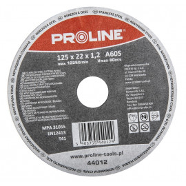 TARCZA DO CICIA MET 125   PROLINE 44012