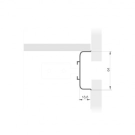 UCHWYT KRAWĘDZ PROFIL PODFRONT C-C nowe  1426100    2,75m