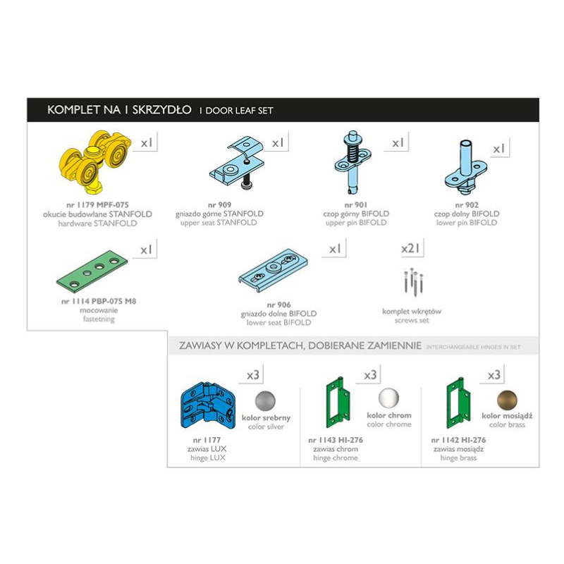 STANFOLD 40kg/2 MOSIĄDZ            1158 L