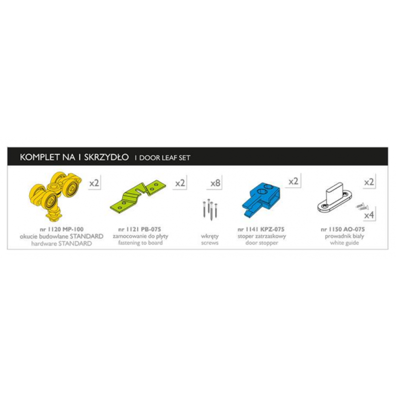 STANDARD 100 kg 1-SKRZYDŁO       1162 L                PAK