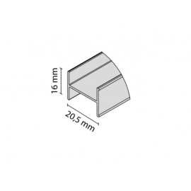 ŁĄCZNIK DOMUS BIAŁY               8181   3m L