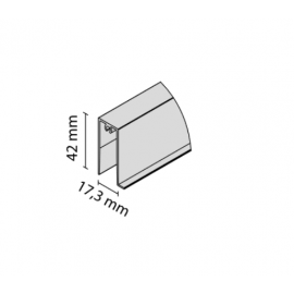 FRAMELESS POZIOMY DOLNY                         899150      3m L