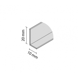 KĄTOWNIK  L-10/20  BIAŁY MAT       8912   3m L