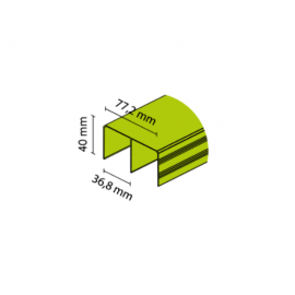 Tor górny uniwersalny nr. 8842 biały mat