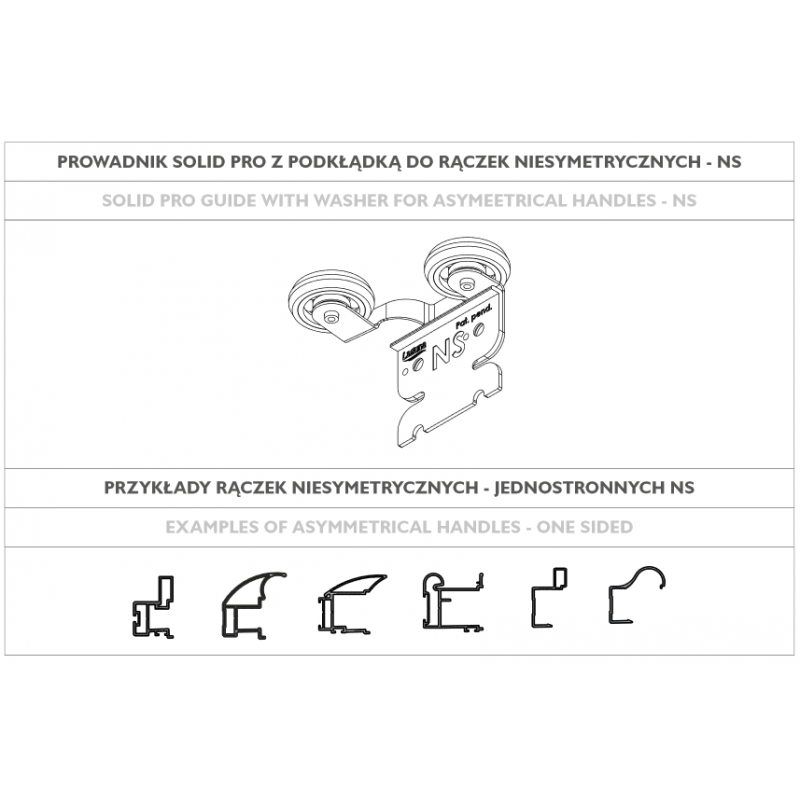 PROWADNIK L SOLID PRO NIESYMETRYCZNY 82172 