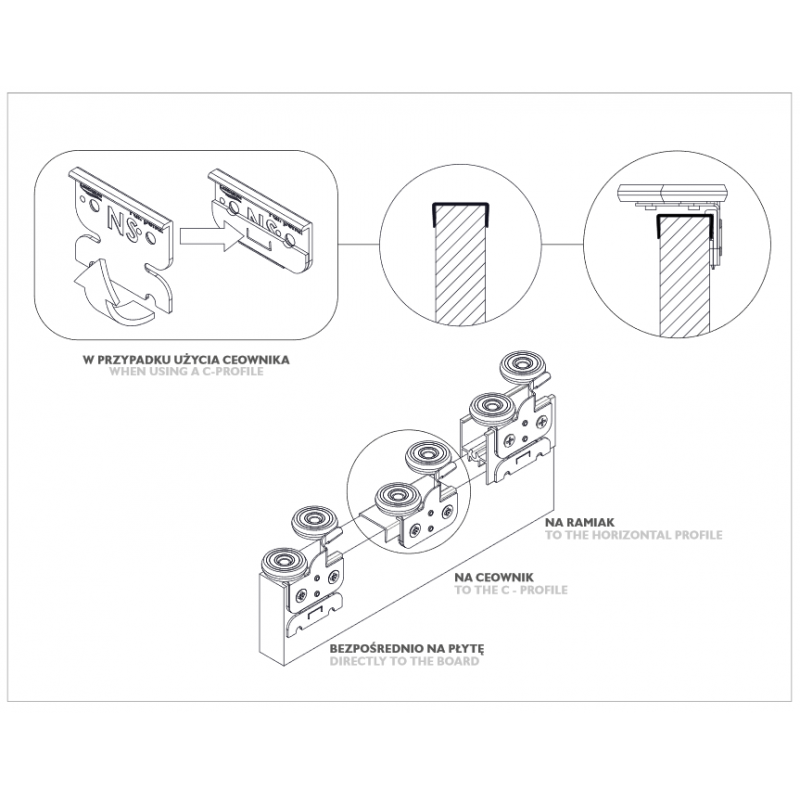 PROWADNIK L SOLID PRO NIESYMETRYCZNY 82172 