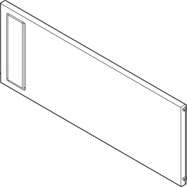 AMBIA LISTWA POPRZECZNA WYSOKI FRONT  110/218   czarny      ZC7Q0U0FS***