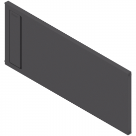 AMBIA LISTWA POPRZECZNA WYSOKI FRONT  110/218   czarny      ZC7Q0U0FS***