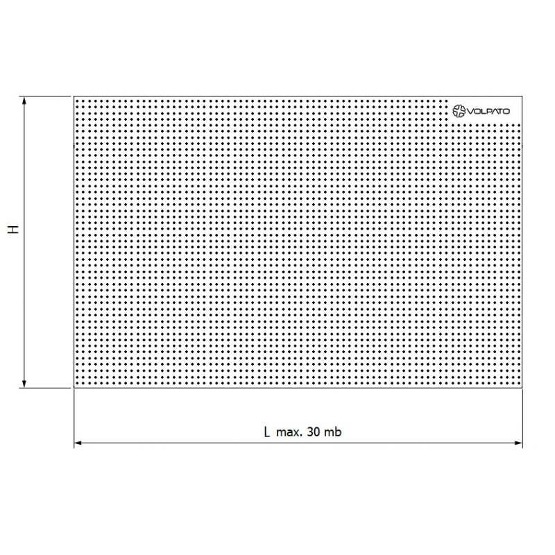 MATA DO SZUFLAD H-50 szara