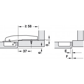 ZAWIAS HAFELE  RÓWNOLEGŁY           311.83.514/ 311.83.901