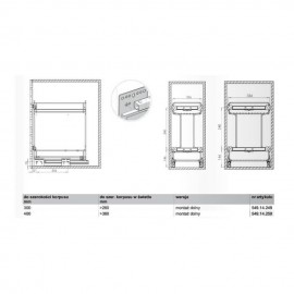 CARGO HAFELE MATRIX 300 CHROM                   549.14.249