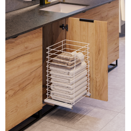 CARGO MINI VAR-MULTI PROWADNICA DOLNA głębokość L-300  POD ZAWIAS   BIAŁY 