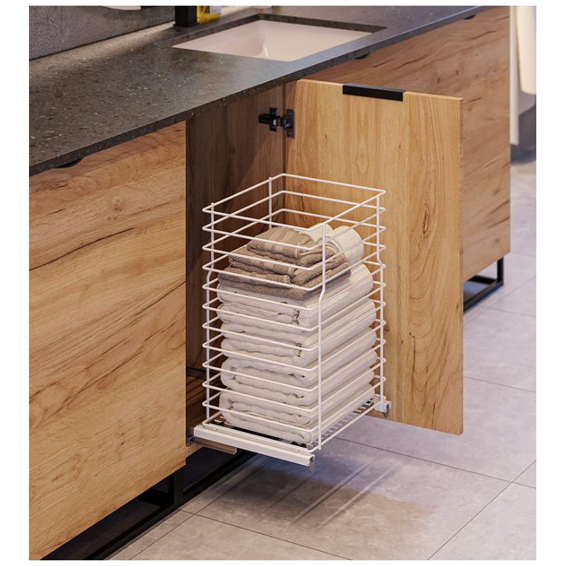 CARGO MINI VAR-MULTI PROWADNICA DOLNA głębokość L-300  POD ZAWIAS   BIAŁY 