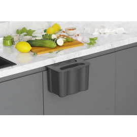 Pojemnik na odpady z zawieszką 5L antracyt S-2575-A