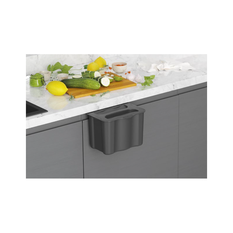 Pojemnik na odpady z zawieszką 5L antracyt S-2575-A