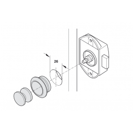 ZAMEK H PRZYCISKOWY                  211.63.612 / 211.63.642