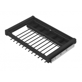 Półka na spodnie z organizacją 700 STARAX antracyt S-6712-A