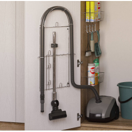 WIESZAK NA RURĘ DO ODKURZACZA DUŻY EFEKT CHROM