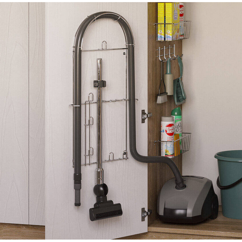 WIESZAK NA RURĘ DO ODKURZACZA DUŻY EFEKT CHROM