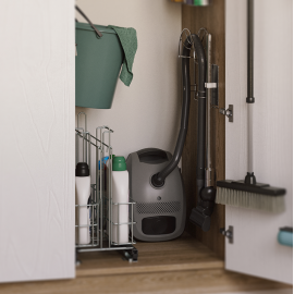 WIESZAK NA RURĘ DO ODKURZACZA MAŁY EFEKT CHROM