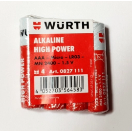 Bateria Alkaiczno-Manganowa LR-3 Wurth