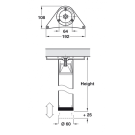 NOGA HAFELE SZLIF   60  H-710 635.24.471