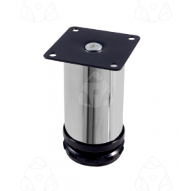 NÓŻKA REGULOWANA H-10 cm chrom         fi-50