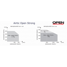 PODNOŚNIK AIRTIC OPEN STRONG     SZARY
