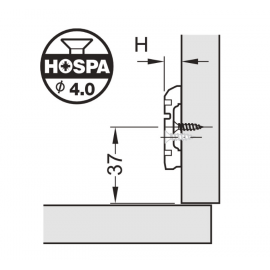 PROWADNIK H  METALLA CLIP   H-2           311.70.612
