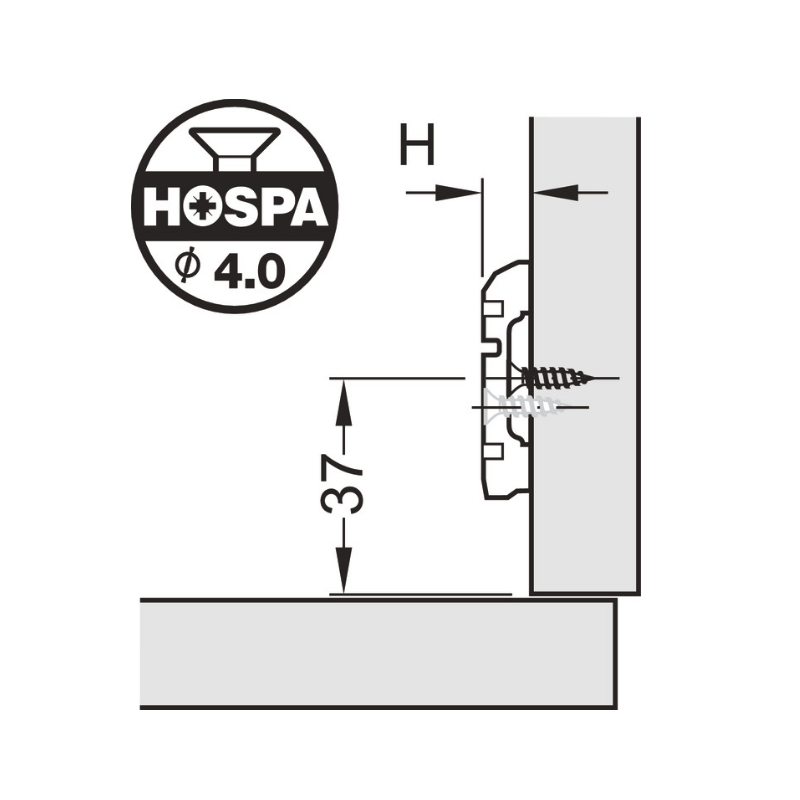 PROWADNIK H  METALLA CLIP   H-2           311.70.612