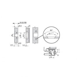 ZAWIAS B ONYKS CLIP  DO RAM ALU  DW    71T970A