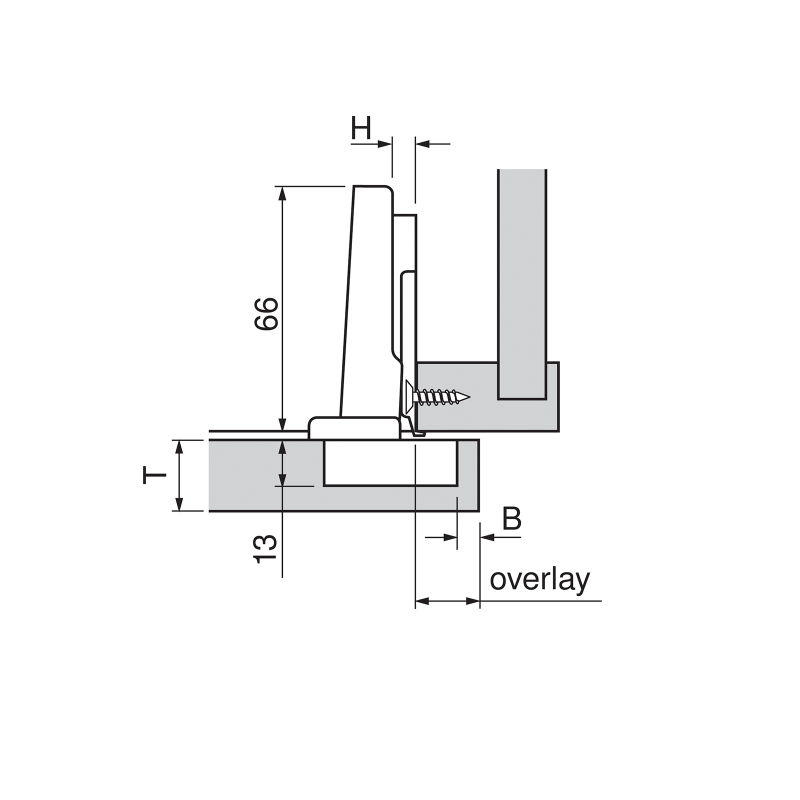 ZAWIAS B ONYKS CLIPTOP+BLUM PROF 95' 71B9550