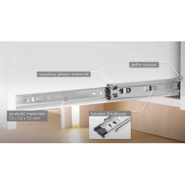 PROWADNICA GTV  KULKOWA L- 350 PRO 50kg 