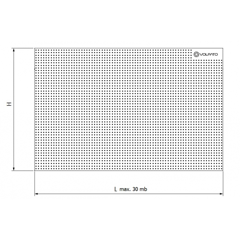 MATA DO SZUFLAD H-60 biały