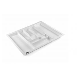 Wkład na sztućce do szuflady 70 cm głębokość 50 cm biały