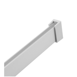 Drążek do szafy podświetlany SLIM Biały ROZETA (2szt.)