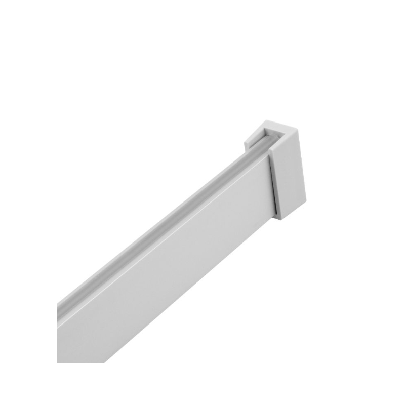 Drążek do szafy podświetlany SLIM Biały ROZETA (2szt.)