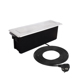 GNIAZDO BLATU HOP BOX    3xFR + 2xUSB stal drapana