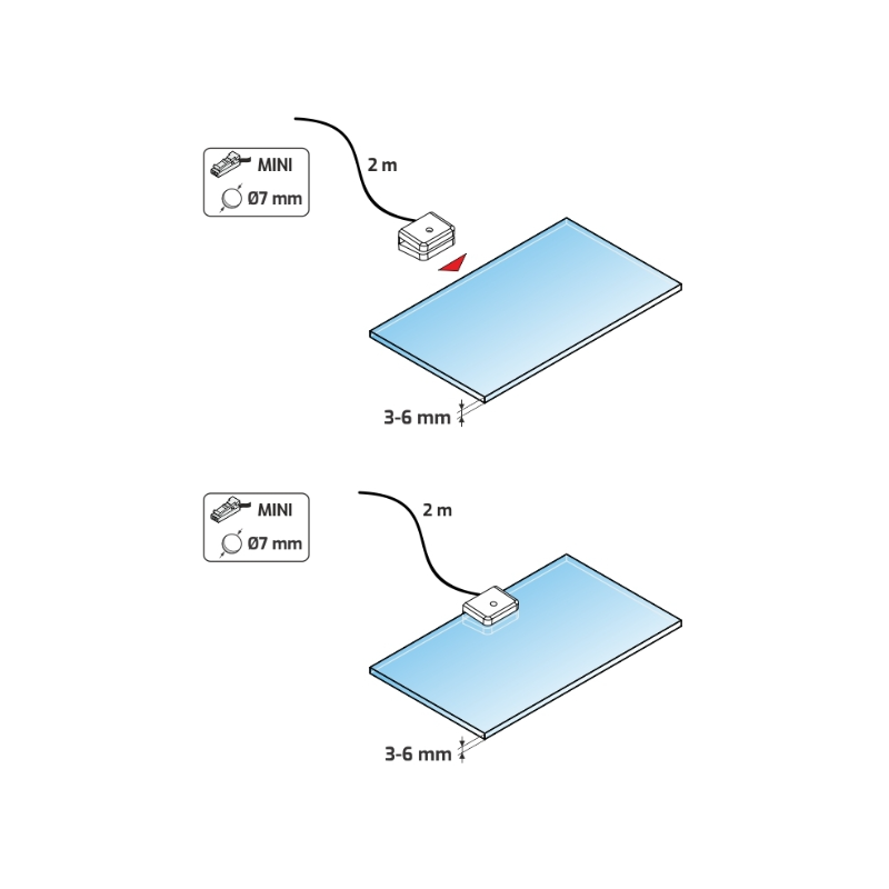 KLIPS LED DOJO 3D BIAŁY CIEPŁY 1.6W   DL