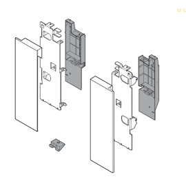 MOCOWANIE FRONT LBX    WEW C czarny carbon mat ZI7.3CS0 reling