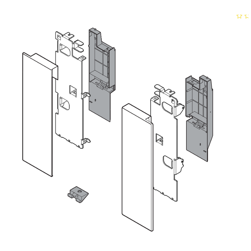 MOCOWANIE FRONT LBX    WEW C czarny carbon mat ZI7.3CS0 reling