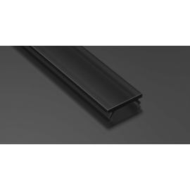 LED LUMINES klosz basic pmma do profilu, czarny  L-L