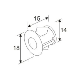 WYŁĄCZNIK DOTYKOWY 48W  CZARNY      WDS-5 H