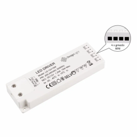 ZASILACZ LED LD Z 4 GNIAZDAMI MINI 15W / 12VDC