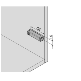 TIP-ON-ADAPTER PR KRÓTKI czarny CS-M 956.1201