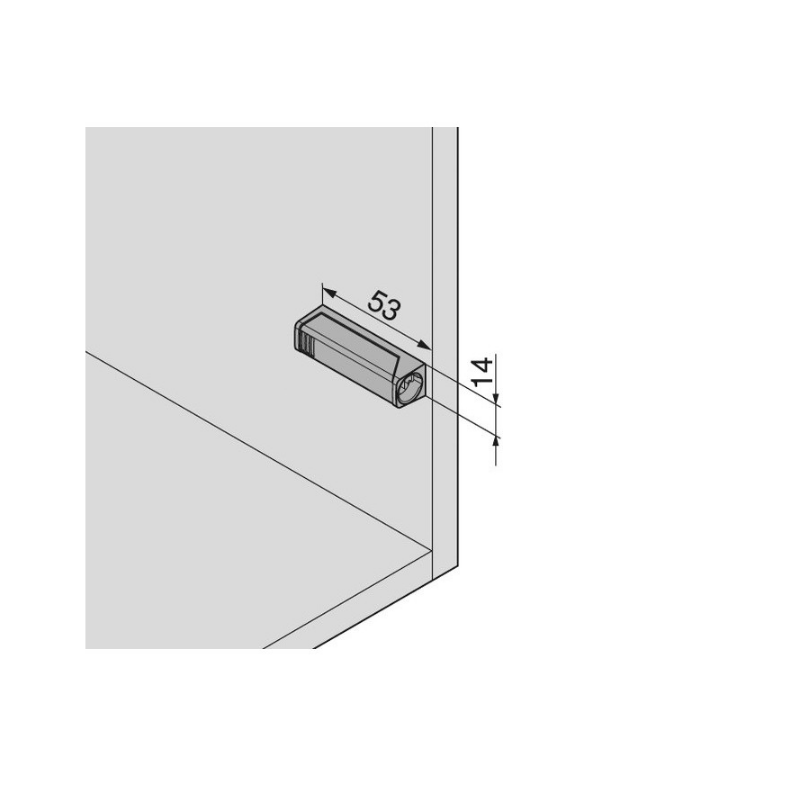 TIP-ON-ADAPTER PR KRÓTKI czarny CS-M 956.1201