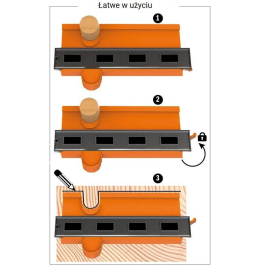CMT Szablon Kontur l-250 CDG-001