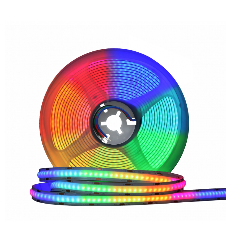 LED PASEK TAŚMA COB 12V 2520 led 14W/mb RGB 5m